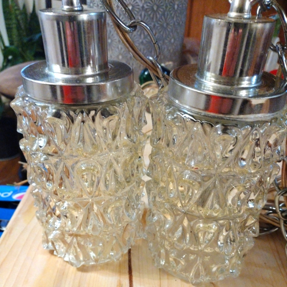 Beautiful swag pendulum light